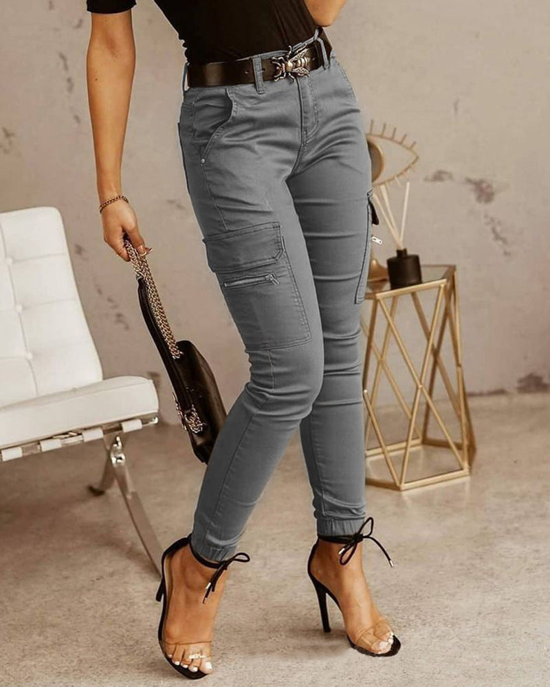 Pantalon Femme à Taille Basse