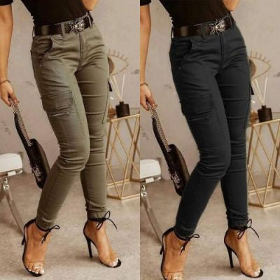 Pantalon Femme à Taille Basse