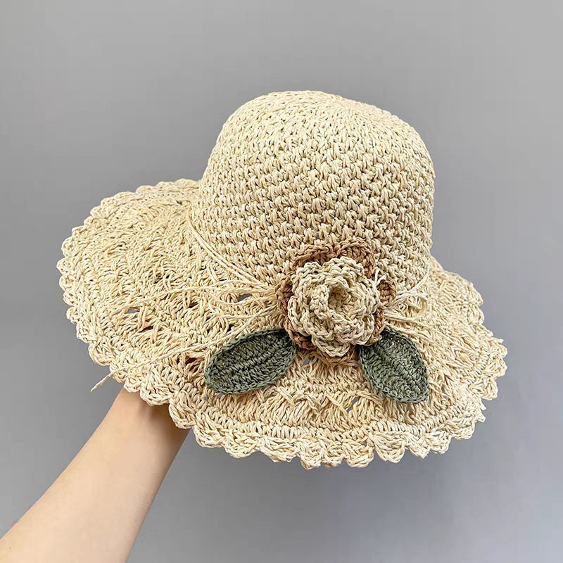 Chapeau de Paille Tressé pour Femme