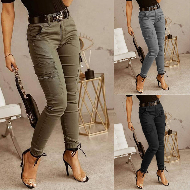 Pantalon Femme à Taille Basse