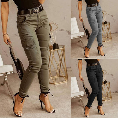 Pantalon Femme à Taille Basse